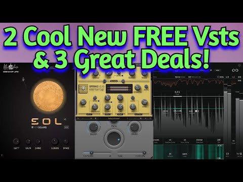New FREE VSTs & Deals - Sonible, Izotope, SSL, Dawesome (Sol, Insight 2, Smart Comp 3, SpringVerb)