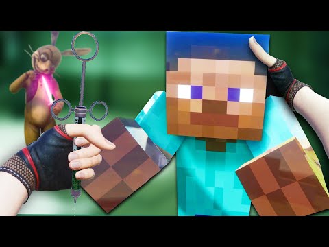 I Performed Illegal Experiments on Minecraft Steve in BONELAB VR!