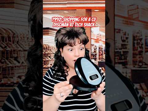 1992: More of us were switching to CDs and the CD Discman was awesome. #cdplayer #90snostalgia #90s