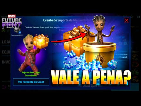 TUDO SOBRE O EVENTO DE "REGAR" O GROOT COM OURO E... CRISTAIS? #MARVELfuturefight
