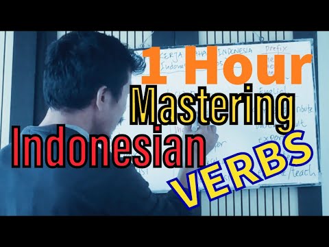 master the VERBS in INDONESIAN LANGUAGE || prefix & suffix