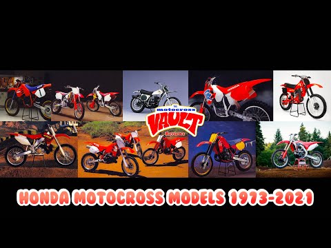 Honda Motocross History 1973–2021 | CR & CRF Evolution Timeline
