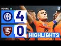 INTER-SALERNITANA 4-0 | HIGHLIGHTS | Inter triumph in San Siro goalfest | Serie A 2023/24