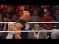 The Rock Rock Bottom To John Cena
