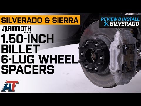 1999-2021 Silverado & Sierra 1500 Mammoth 1.50-Inch Billet 6-Lug Wheel Spacers Review & Install