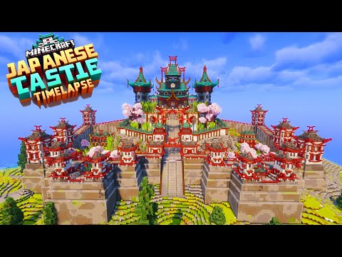Building EPIC Japanese Castle in Minecraft!