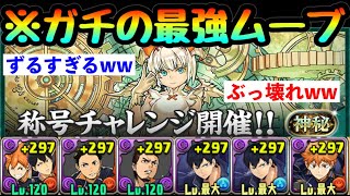 【ガチ】烏野高校パの絶対に"ミリ残し”をしない4000億ムーブが最強すぎて神秘チャレンジ初見ノーコン【パズドラ】
