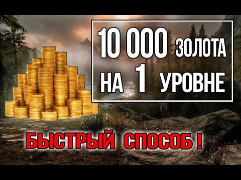 Skyrim - 10000 ЗОЛОТА в начале игры на Легендарной сложности "Секретный тайник Гильдии воров"