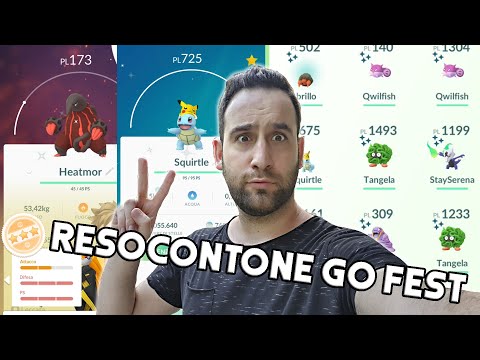 Tutti i pokémon SHINY trovati durante il GO FEST! Le mie opinioni riguardo l'evento - Pokémon Go Ita