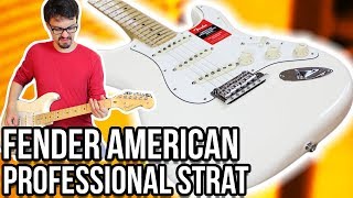 Video thumbnail for Fender American Professional Strat Demo/Review || The American Standard Series Replacement!! by Agufish