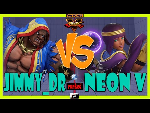SFV Champion Edition 🌟 JIMMY_DR (balrog) VS (menat) NeonV 🌟 Street Fighter V 🌟