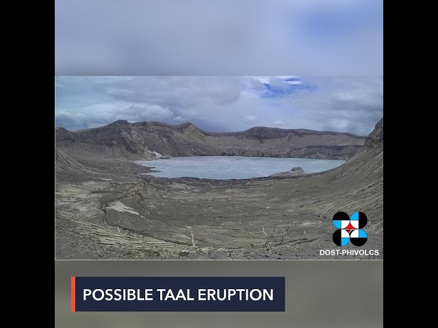Chances of Taal Volcano eruption increasing, warns Phivolcs