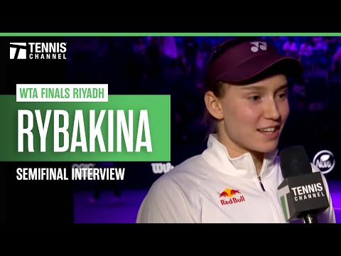 Elena Rybakina on what it means to make the WTA Final | 2025 WTA Final Riyadh
