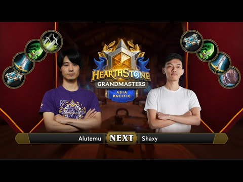 Alutemu vs Shaxy | 2021 Hearthstone Grandmasters Asia-Pacific | Elim | Season 1 | Playoffs