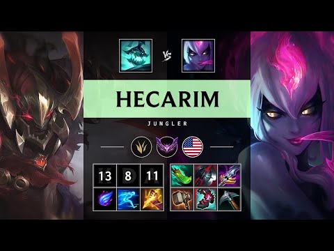 Hecarim Jungle vs Evelynn - NA Master Patch 25.18