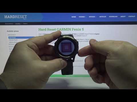 How to Enter Service Menu in GARMIN Fenix 5 Performer – Model Info / Software Info