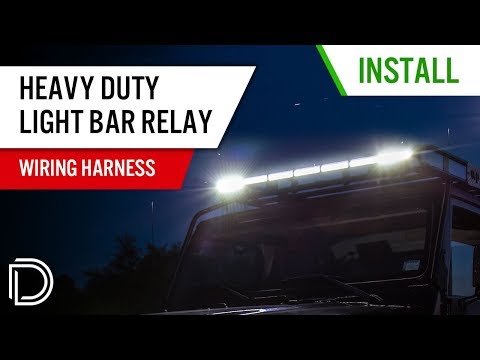 How to Install Heavy Duty Light Bar Relay Wiring Harness | Diode Dynamics