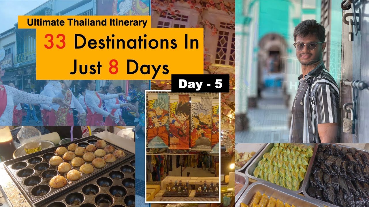 Day 6: Phuket Old Town & Songkran Festival - Lakshya Travel Video - Day 10