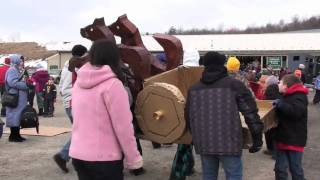 preview picture of video 'Cardboard Sled Derby 2010'