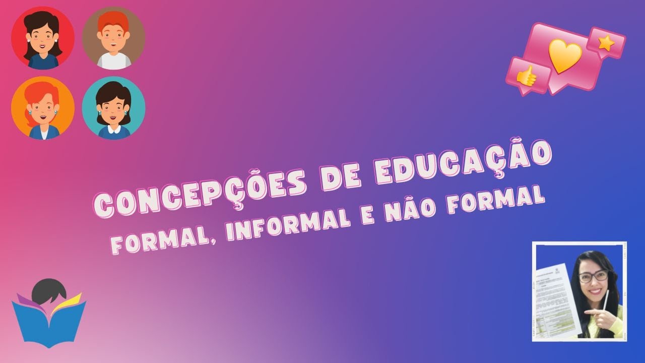 📝 Concepções de Educação: Formal, Informal e Não Formal 💙