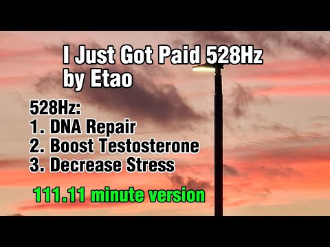 I Just Got Paid 528Hz (miracle frequency / spell for money) 111.11 minute version!