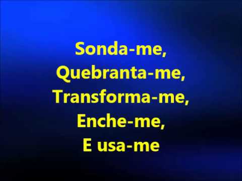 Sonda me, Usa me - Aline Barros(playback legendado)