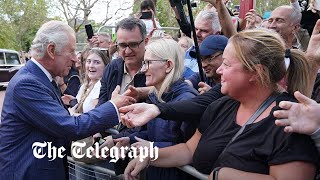 video: King and Queen greet well-wishers on return to Clarence House