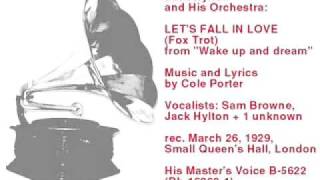 Jack Hylton: Let's Fall In Love (Let's Do It) -- Foxtrot