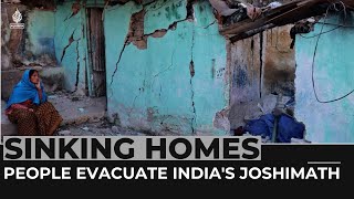 Sinking land cracking homes force many to flee Ind