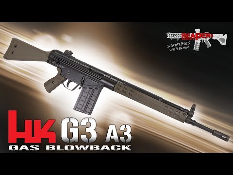 [Review] VFC/Umarex HK G3A3 GBB (Heckler & Koch, H&K) Gas Blowback 6mm Airsoft/Softair 4K UHD
