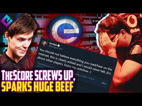 TheScore UNDER FIRE for Karrigan Clip on Pronax Tragedy