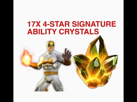 Marvel: Contest of Champions 17X 4-STAR MAX SIGNATURE ABILITY CRYSTALS