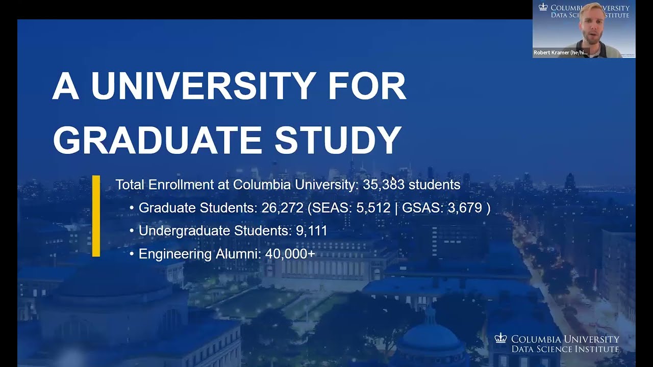 Columbia University MS in Data Science: Program Overview