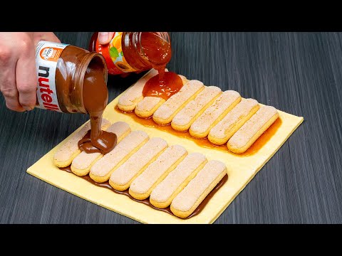 The family's favorite recipe! Puff pastry dessert, in just 10 minutes