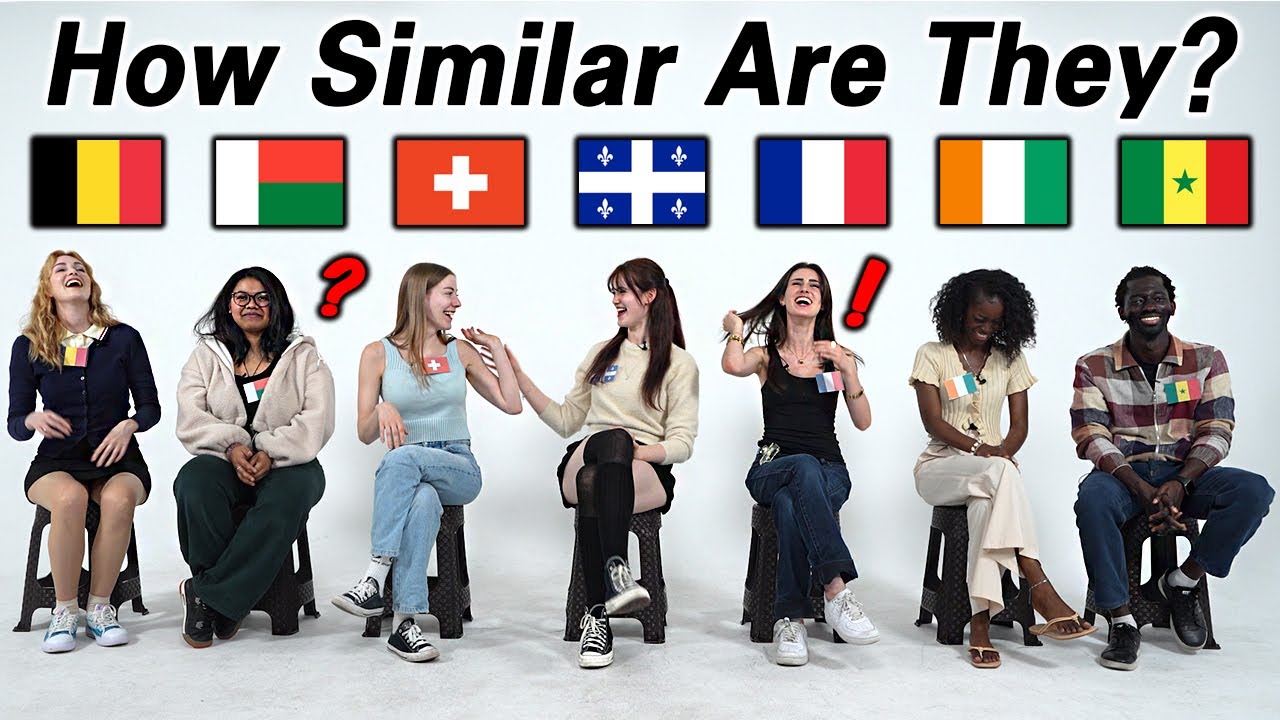 French Language Differences Between 7 Countries! l Can They Understand Each Other???