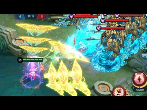 no cooldown skill angela vs 10 new lord and 100 minions