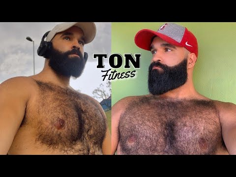 Ton Fitness - Hairy Bearded Muscular Brazilian Hunk