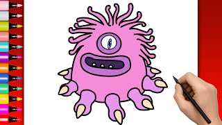 How to Draw Epic Toe Jammer - My Singing Monsters