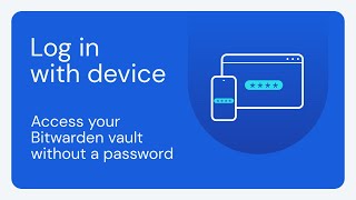 How to access your Bitwarden vault without a password