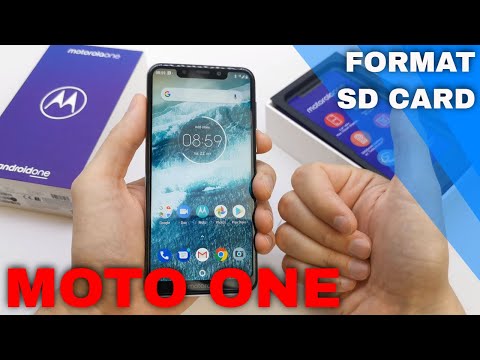 How to format SD Card in Moto ONE