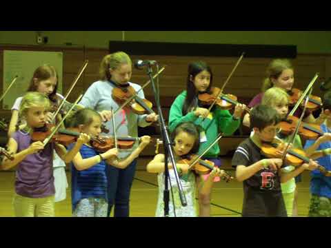 Advanced Beginning Fiddle for Youth Class at West Cascade Fiddle Camp 2018