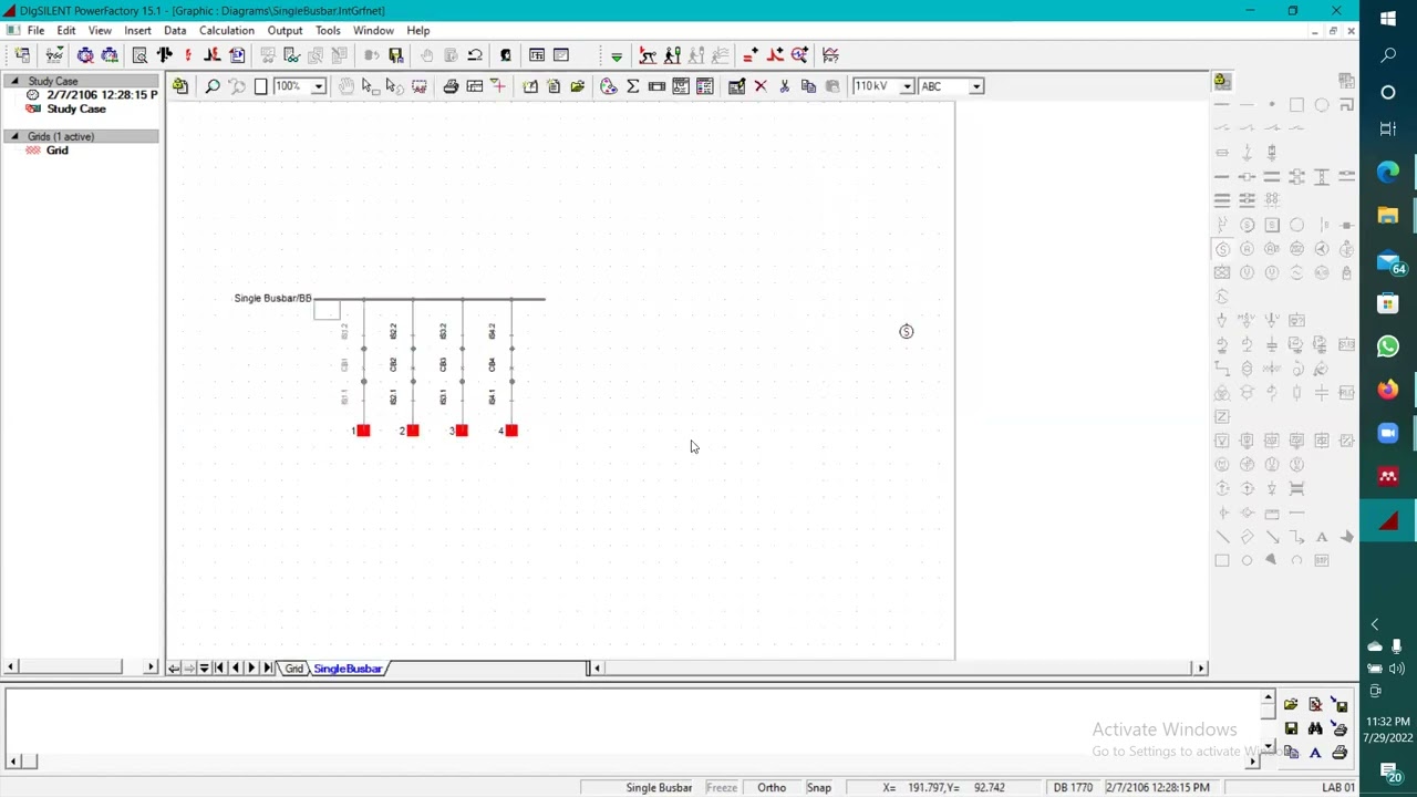 Basic Load Flow Analysis in DIgSILENT Powerfactory 15.1