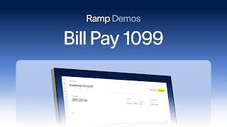 Ramp Bill Pay Series: 1099's