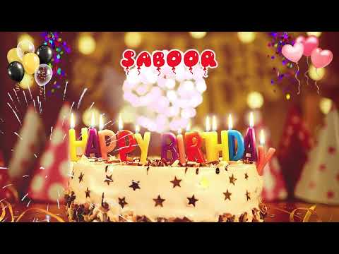 SABOOR Happy Birthday Song – Happy Birthday to You