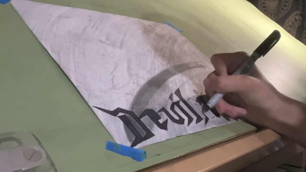 Drawing Vergil’s devil trigger from devil may cry 5