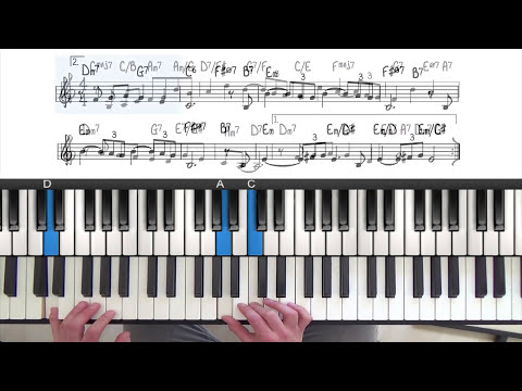 My One & Only Love Jazz Piano Tutorial Lesson