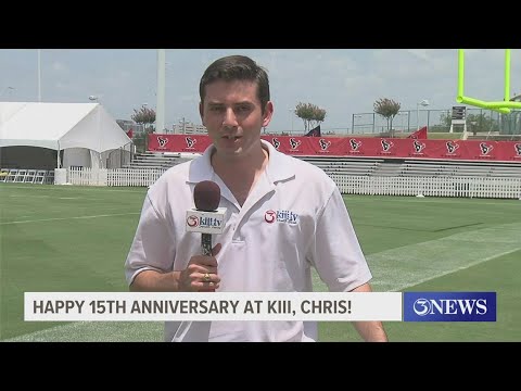 Happy 15th anniversary at KIII, Chris!