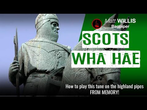 How to Play "Scots Wha Hae" on the Practice Chanter (4K)