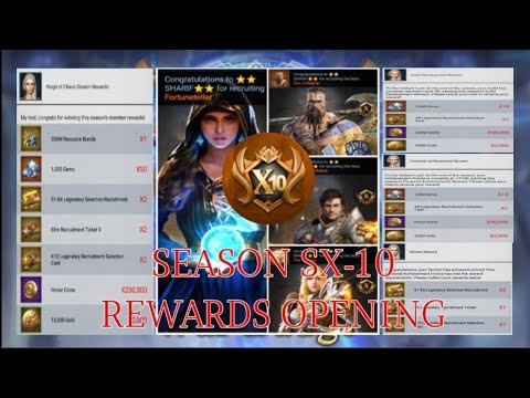 Eden Season Sx-10 Rewards Opening : No pain No gain #RiseofEmpiresIceandFire