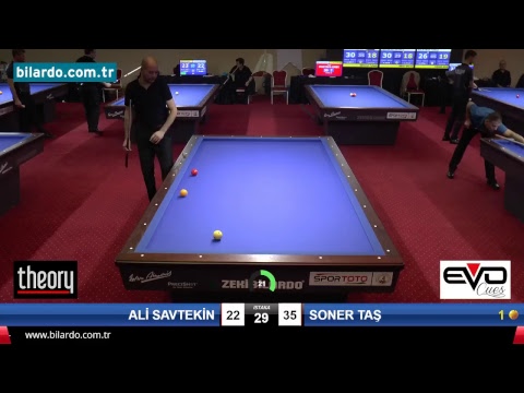 ALİ SAVTEKİN & SONER TAŞ Bilardo Maçı - 2018 ERKEKLER 1.ETAP-5. Tur